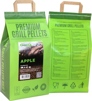 Puidugraanul grill 6mm / Õun 8 kg paberkott